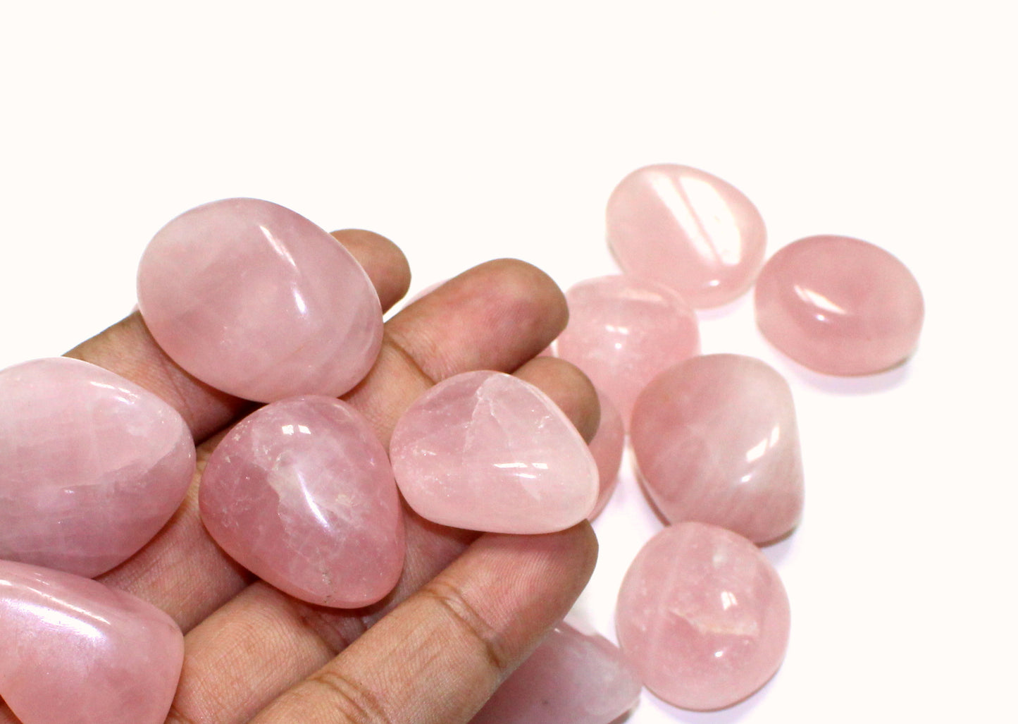 Natural Rose Quartz Tumble Stones