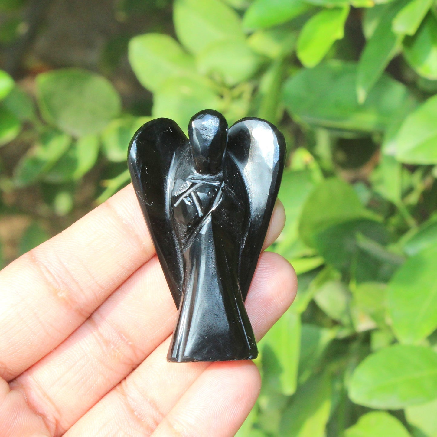 Natural Black Tourmaline Angel
