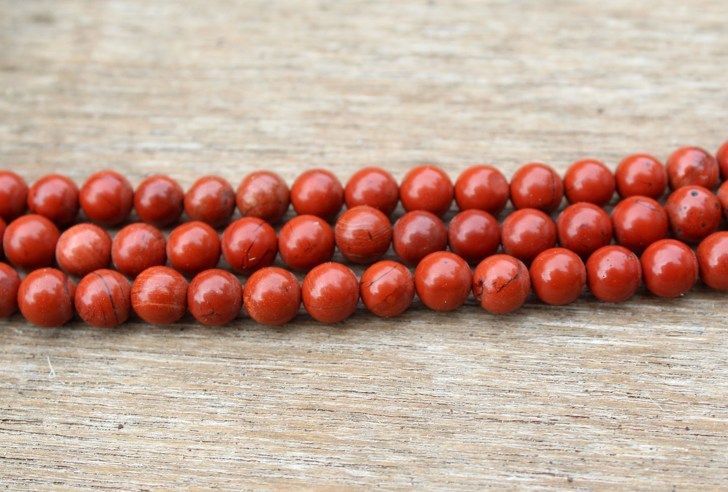 Natural Red Jasper Beads