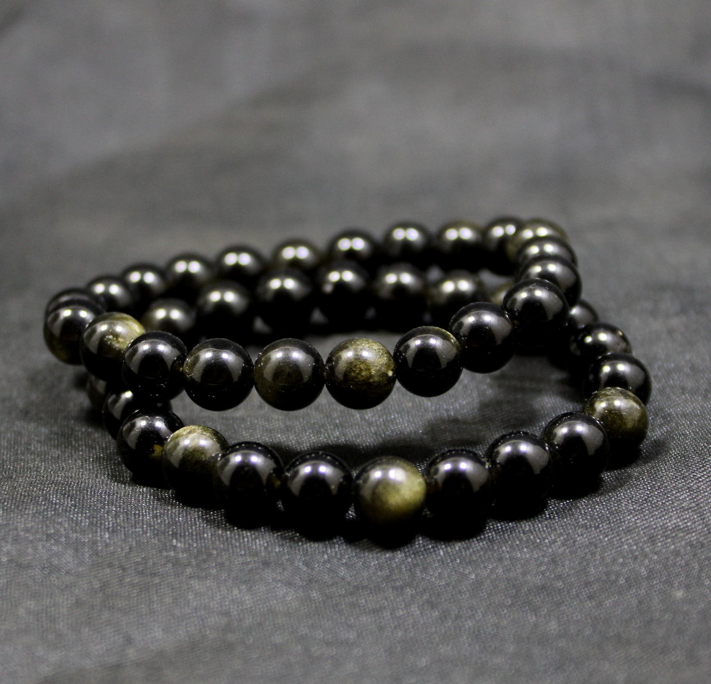 Sheer Black Obsidian Bracelet