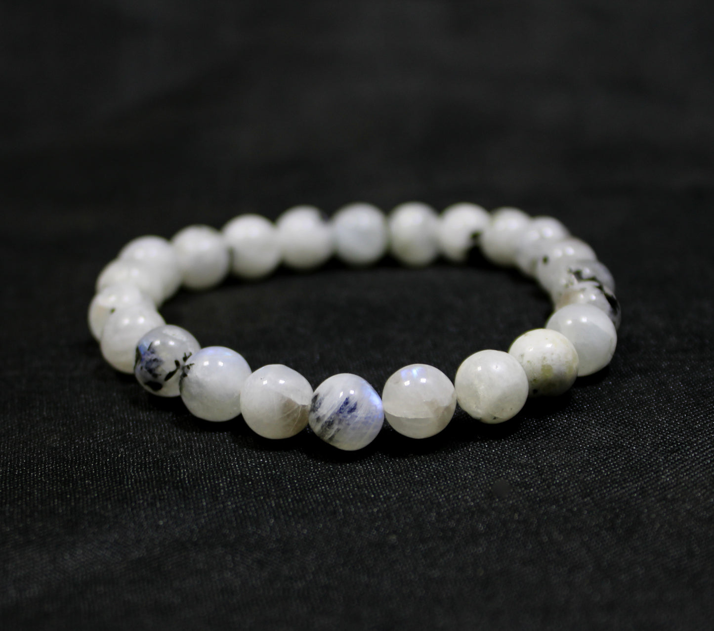 Natural Rainbow Moonstone Bracelet