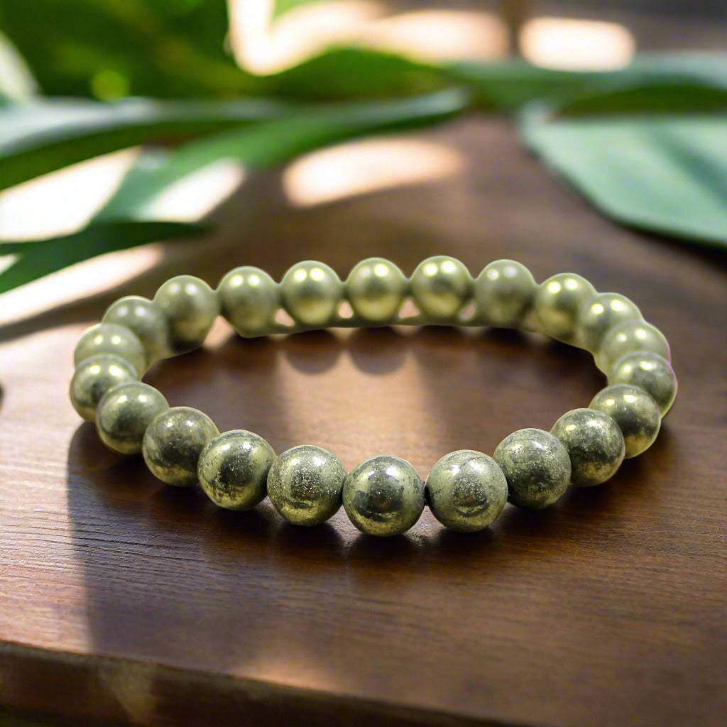 Natural Pyrite Bracelet