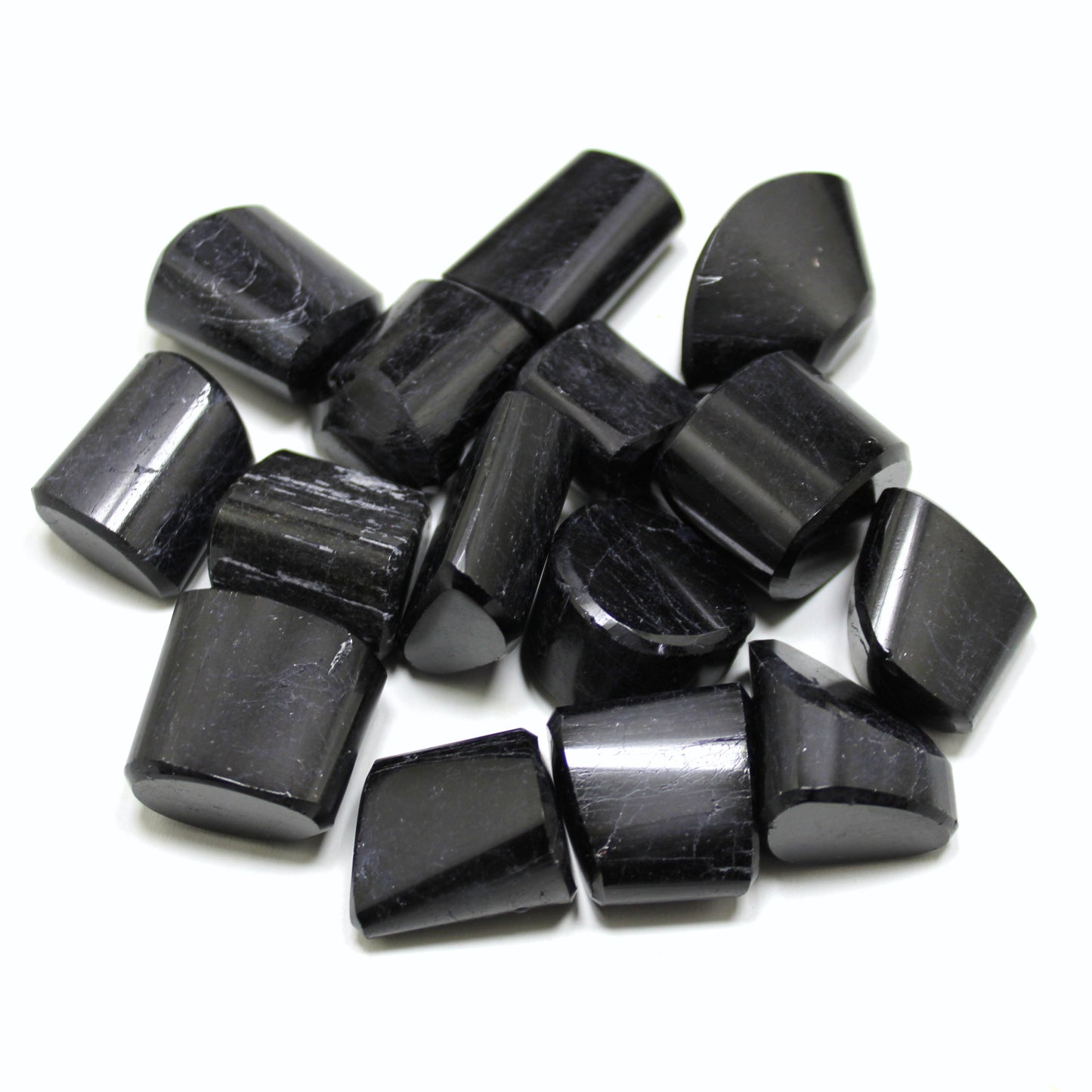 Natural Black Tourmaline Tumble Stones