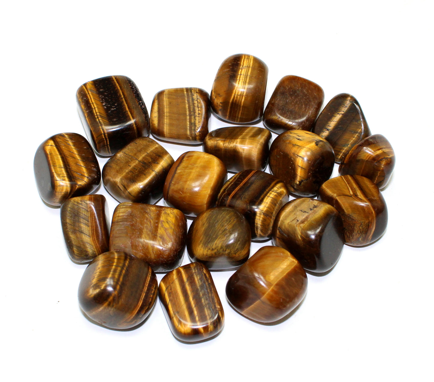 Natural Tiger Eye Tumble Stones