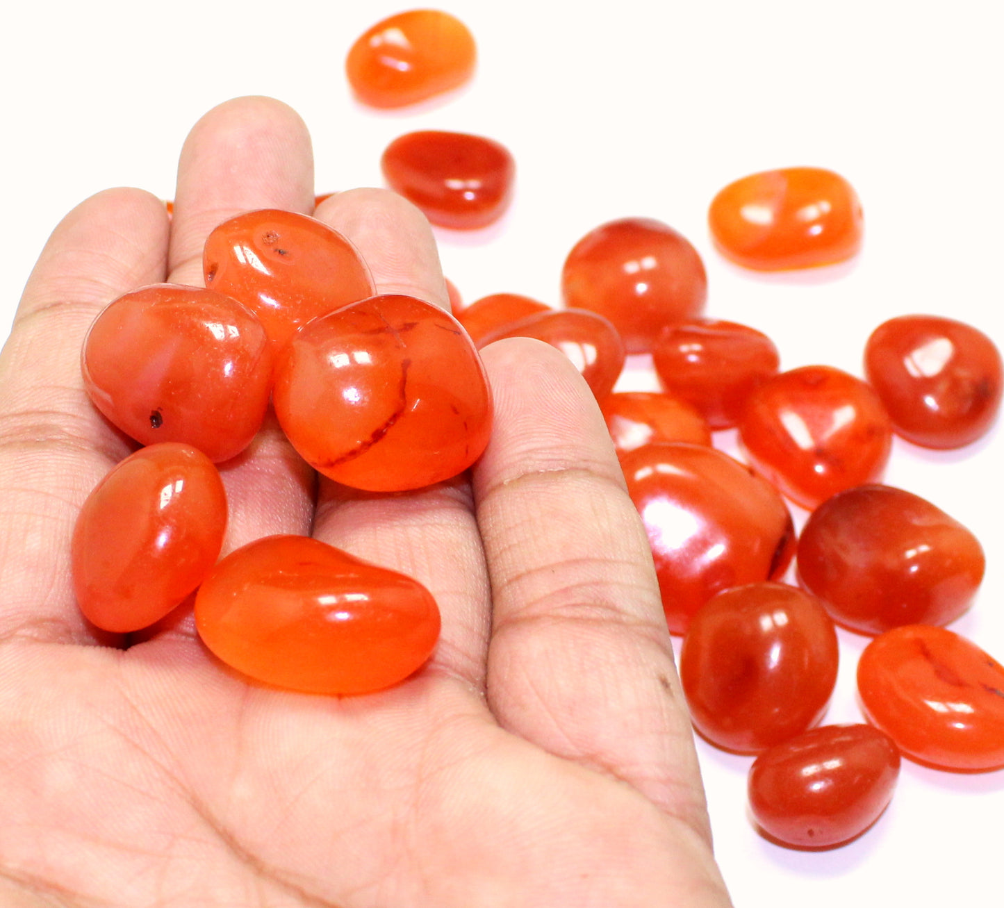 Natural Carnelian Tumble Stones
