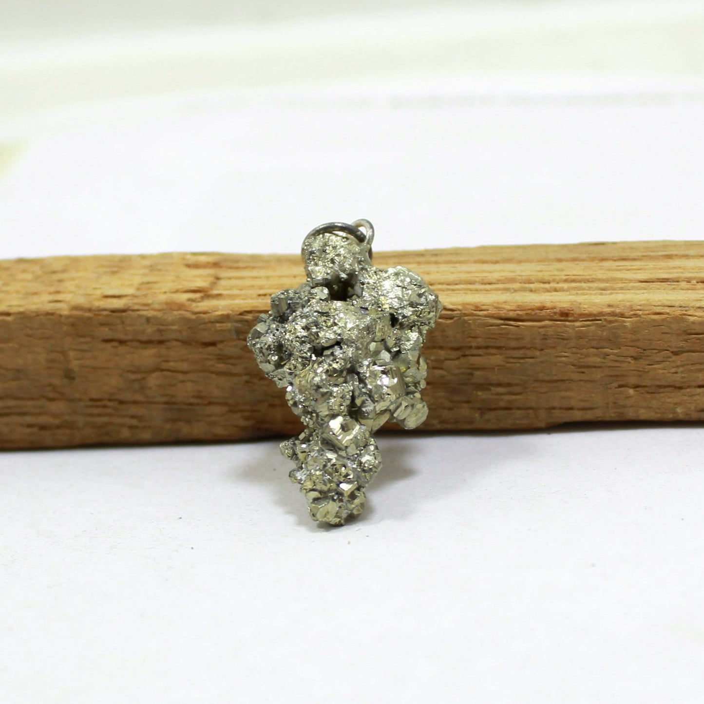 Natural Pyrite Raw Pendant