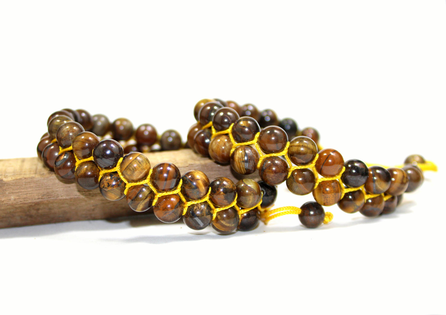 Natural Tiger Eye Double Layer Bracelet
