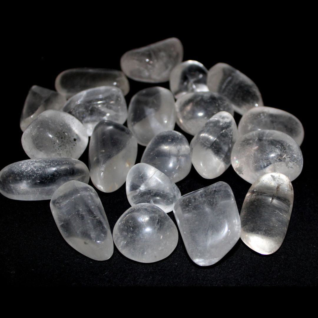 Natural Clear Quartz Tumble Stones
