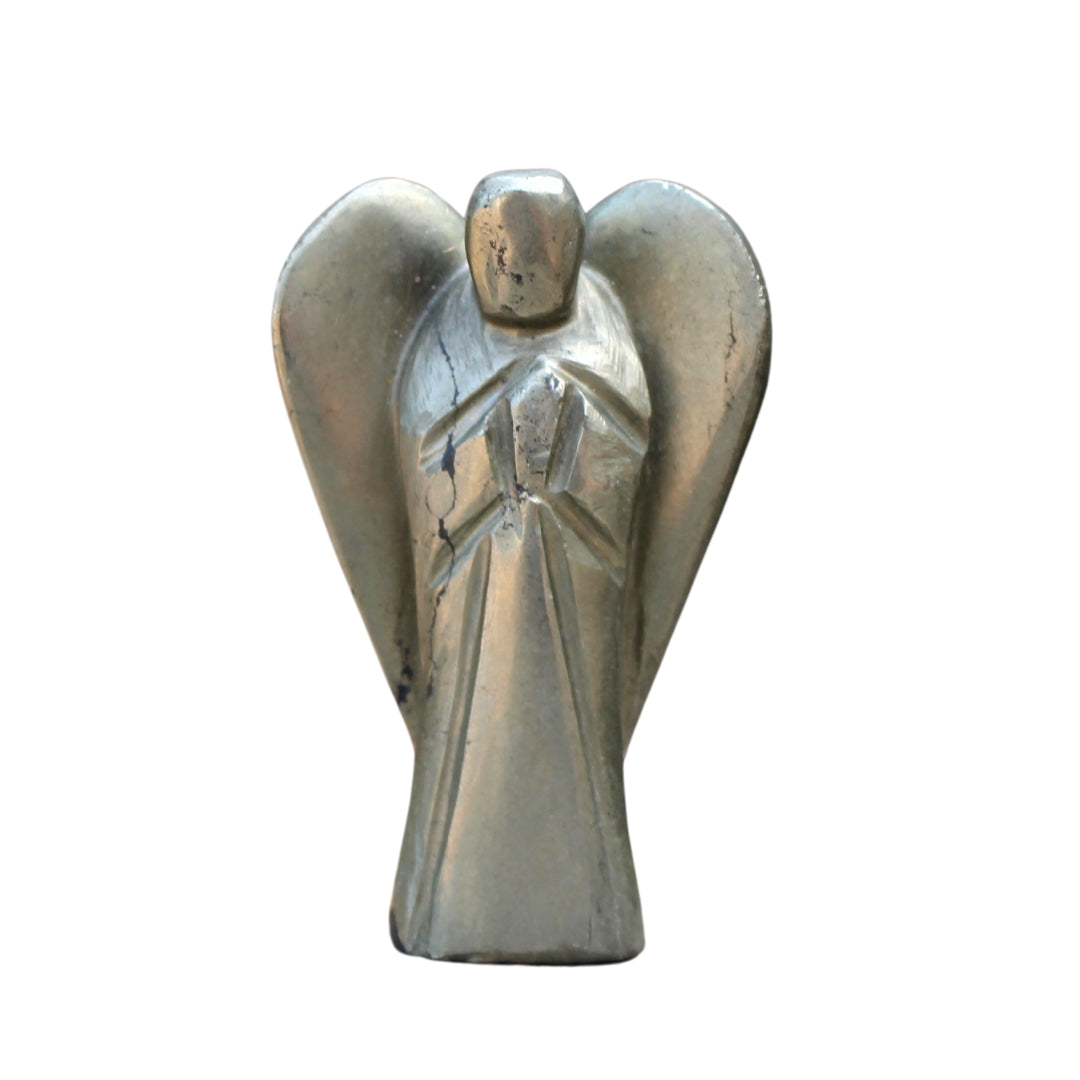 Natural Pyrite Angel